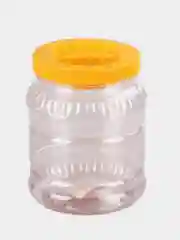 Оранжевый банка-ёмкость для сыпучих продуктов, с винтовой крышкой, 1.5 л