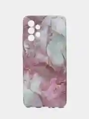 Фуксия силиконовый чехол на Samsung Galaxy A32 / Самсунг А32 мрамор