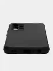 Черный силиконовый чехол на Samsung Galaxy A32 / Самсунг А32 с защитой тыльной камеры, под кожу