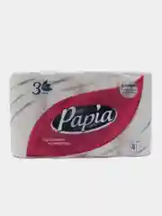 Бумажные полотенца в рулоне кухонные трехслойные Papia, 4 рулона