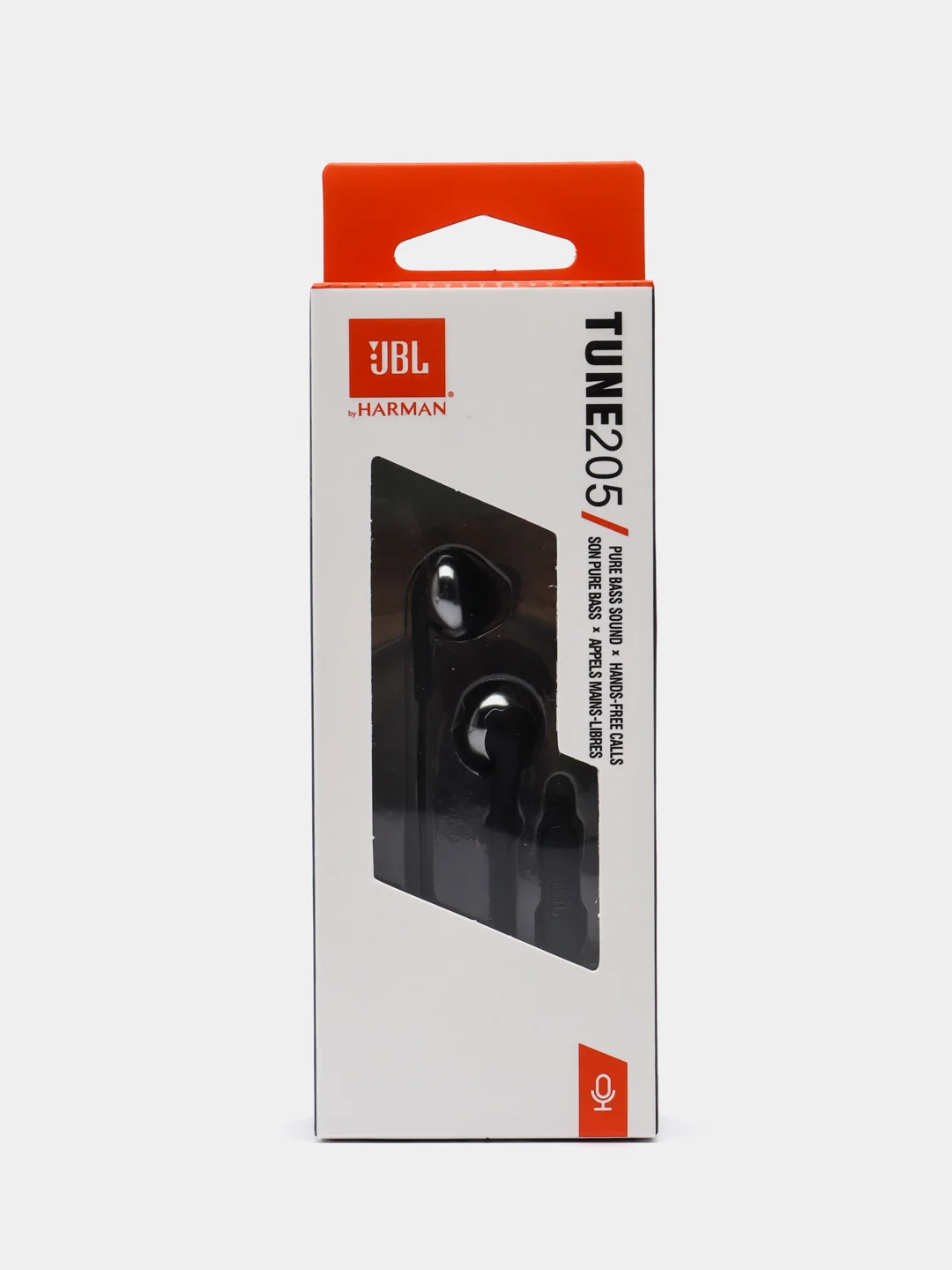 Черный наушники JBL T205