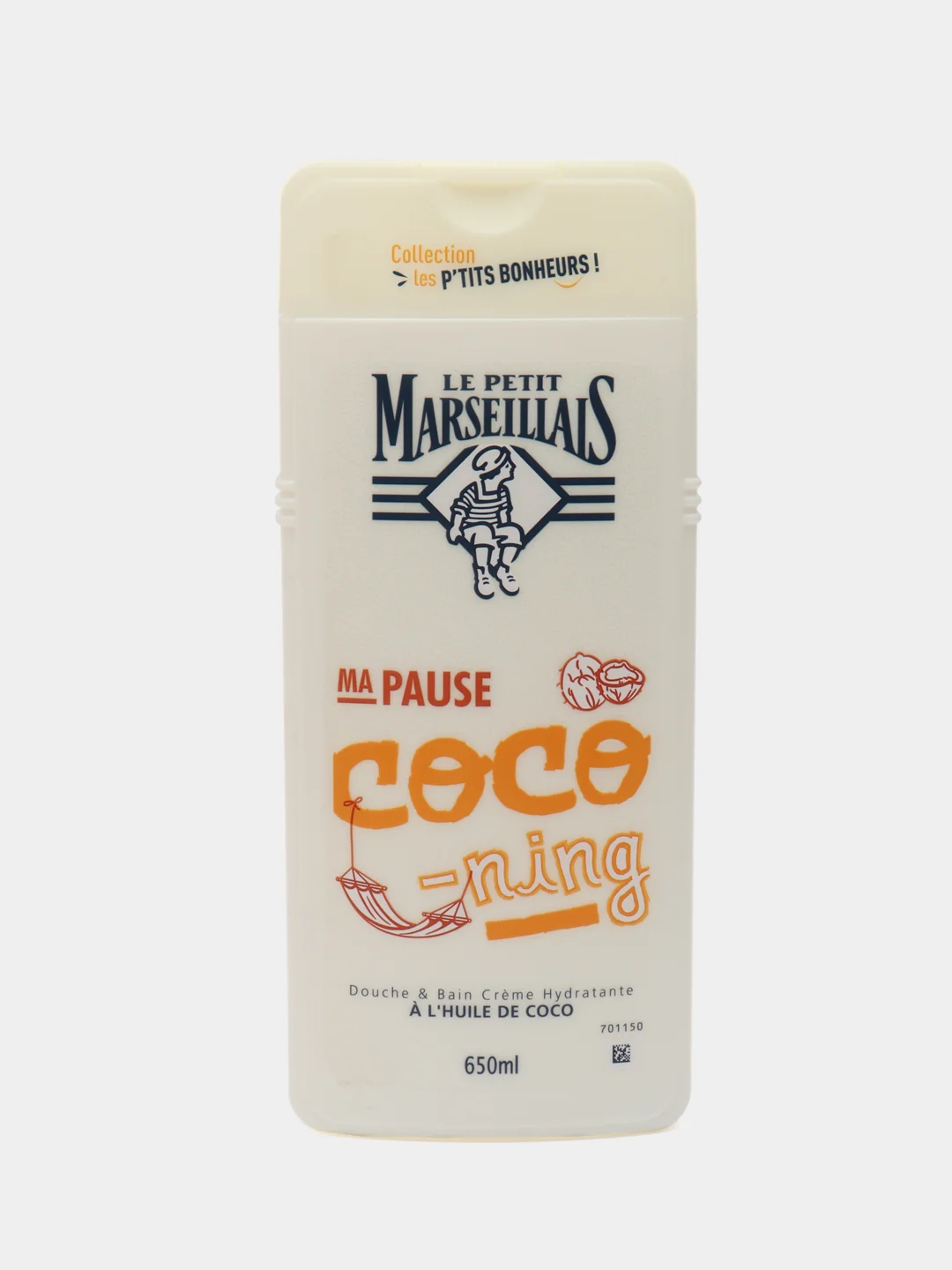 Le Petit Marseillais Гель для душа парфюмированный унисекс 650 ML Кокосовое масло