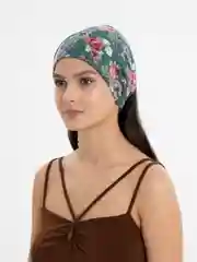 Тёмно-зелёный летняя повязка на голову