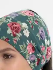 Тёмно-зелёный летняя повязка на голову