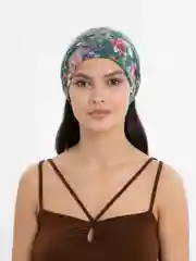 Тёмно-зелёный летняя повязка на голову
