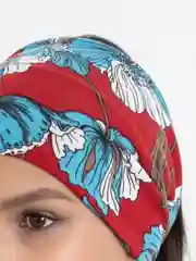 Багровый летняя повязка на голову