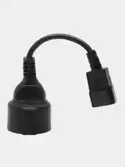 Черный кабель питания Filum FL-APC10-EU-C14-0.15M CEE 7/3- С14