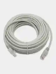 Серый кабель патч-корд U/UTP 5e кат. 10м Filum FL-U5-C-10M 26AWG(7x0.16 мм)