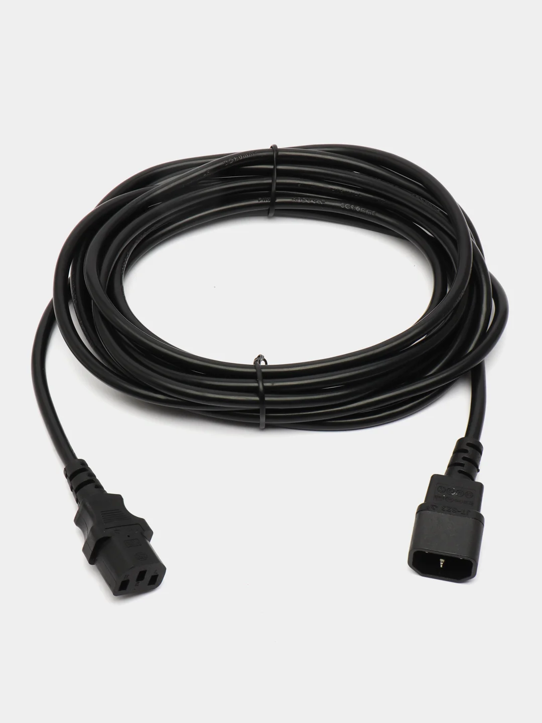 Черный кабель питания Filum FL-PC16-C13-C14-5M С13- C14, 3х1 мм