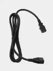 Черный кабель питания Filum FL-PC-C13/C14-C3-1.8-BK ПВС-АП 3x1.5 С13 - C14