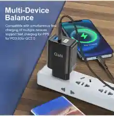 GaN зарядное устройство, QC3.0, PD33W