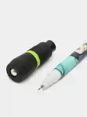 Бежевый меланж трюковая ручка Penspinning, антистресс, спиннер для трюковя, спиннерная ручка