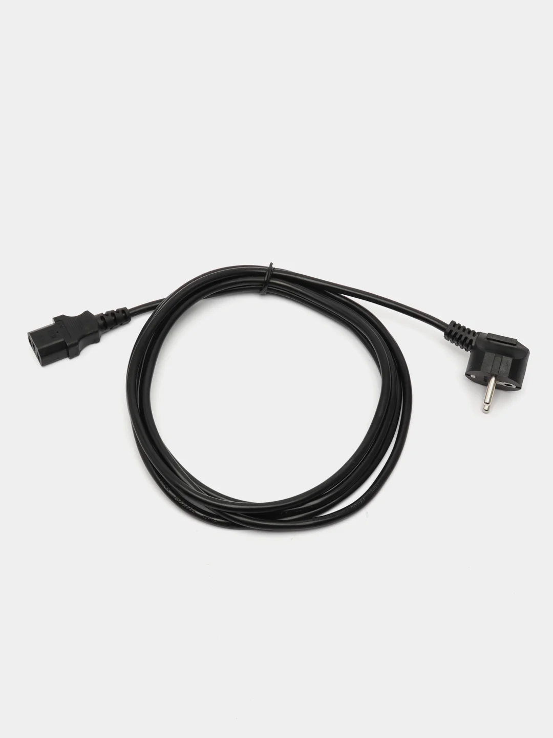 Черный кабель питания Filum FL-PC6-EU-C13-3M CEE 7/7- С13, 3х0.5мм