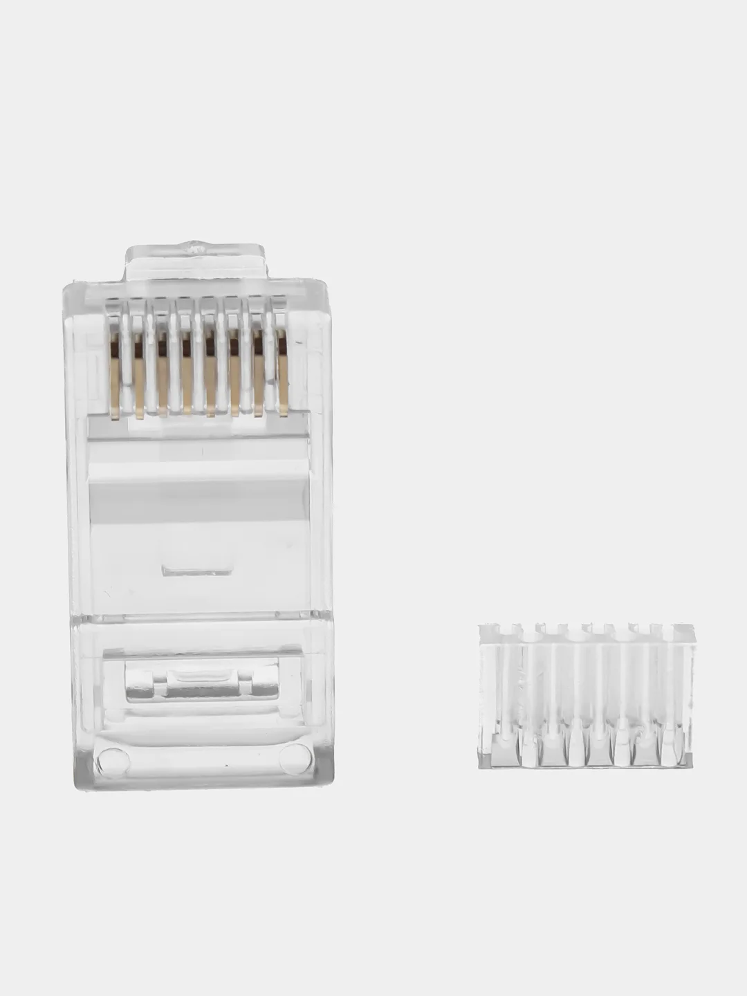 Прозрачный коннектор Filum FL-NA-PLUG6-2 RJ-45, 6 кат., со вставкой, 8p8c, 30 мкм
