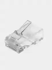 Прозрачный коннектор Filum FL-NA-PLUG6-2 RJ-45, 6 кат., со вставкой, 8p8c, 30 мкм
