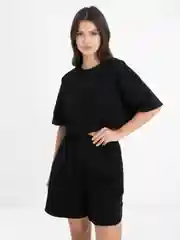 Черный спортивный костюм женский