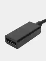 Черный адаптер Filum FL-A-U3-CM-DPF-0.15M 0.15 м., разъемы: Type C male- DP female