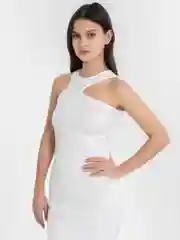 Белый платье майка летнее