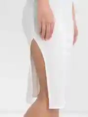 Белый платье майка летнее