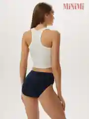 Трусы - слипы женские MiNiMi BO242 Slip Maxi  макси кружевные из хлопка набор 3 шт