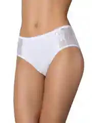 Трусы - слипы женские MiNiMi BO242 Slip Maxi  макси кружевные из хлопка набор 3 шт