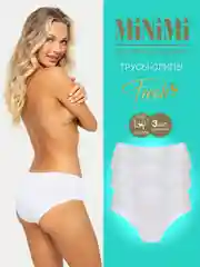 Трусы -слипы женские MiNiMi FRESH MF222 Slip цветные из хлопка набор 3 штуки