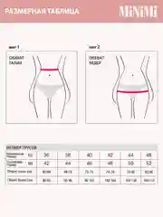 Трусы - слипы женские MiNiMi BO242 Slip Maxi  макси кружевные из хлопка набор 3 шт