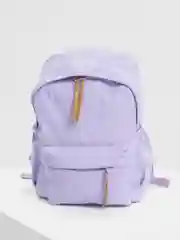 Лавандовый рюкзак однотонный