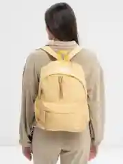 Желтый рюкзак однотонный