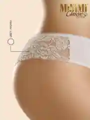 Трусы - стринги женские MiNiMi BO213 String кружевные из хлопка набор 3 штуки