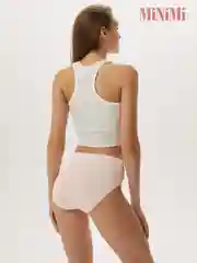 Трусы - слипы женские MiNiMi BO242 Slip Maxi  макси кружевные из хлопка набор 3 шт