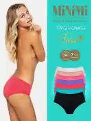 Трусы -слипы женские MiNiMi FRESH MF222 Slip цветные из хлопка набор 7 штук