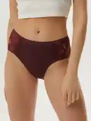 Трусы - слипы женские MiNiMi BO242 Slip Maxi  макси кружевные из хлопка набор 3 шт