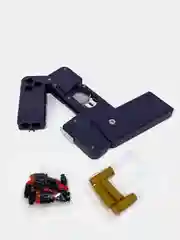 Фиолетовый складной телефон-пистолет "iPhone", оружие шпиона, трансформер