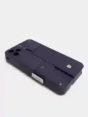 Фиолетовый складной телефон-пистолет "iPhone", оружие шпиона, трансформер