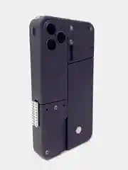 Фиолетовый складной телефон-пистолет "iPhone", оружие шпиона, трансформер