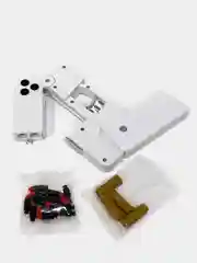 Белый складной телефон-пистолет "iPhone", оружие шпиона, трансформер