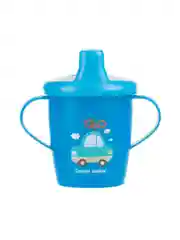 Бирюзовый canpol babies Toys Чашка-непроливайка с носиком 250 мл,  9+ месяцев