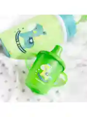 Зеленый canpol babies Toys Чашка-непроливайка с носиком 250 мл,  9+ месяцев