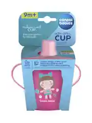 Розовый canpol babies Toys Чашка-непроливайка с носиком 250 мл,  9+ месяцев