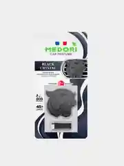 Medori/ Ароматизатор для автомобиля на дефлектор/ Пахучка 2D BLACK CRYSTAL