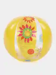 Желтый мяч надувной, пляжный, для игры на воде