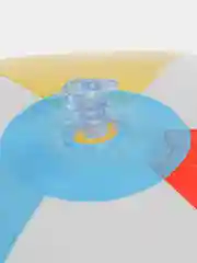 Белый мяч надувной, пляжный, для игры на воде