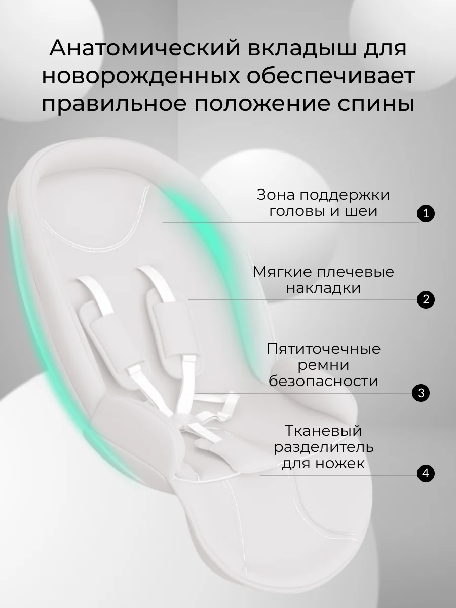 Коляска детская, прогулочная Farfello Fest Lux, белая