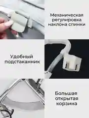 Коляска детская, прогулочная Farfello Fest Lux, белая