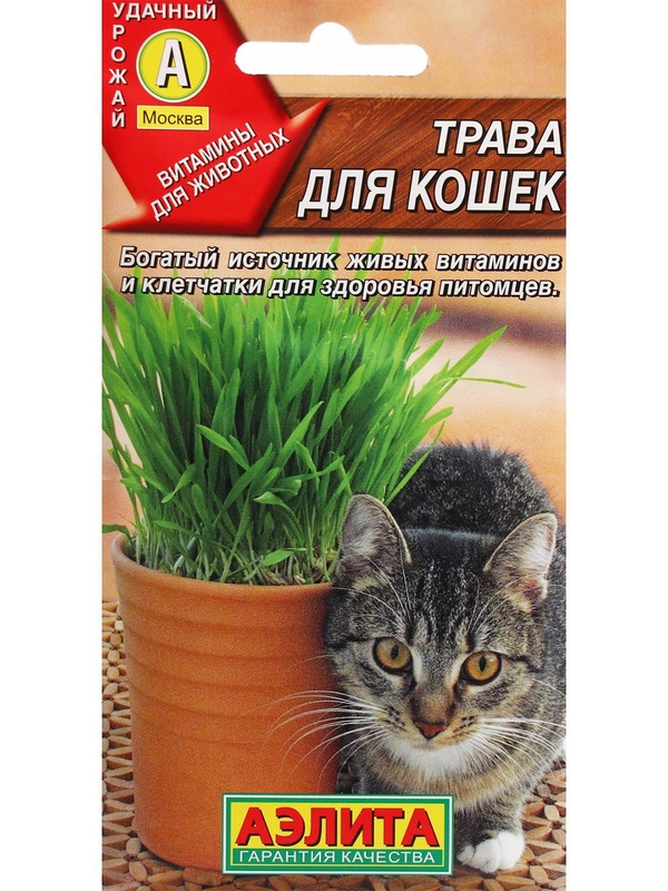 Семена "Трава для кошек", ц/п, 20 г