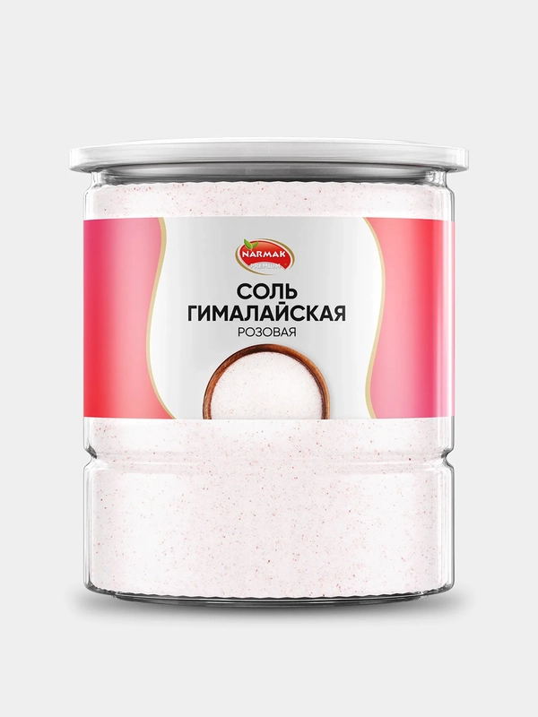 Соль розовая гималайская Narmak, пищевая, 1000 г