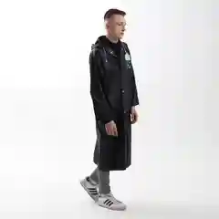 Дождевик "ПЕЧАLITY", размер 42-46, 60 х 110 см, цвет чёрный