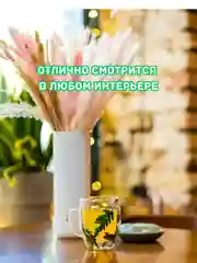 Лесной зеленый кружка с двойным дном и стеклом с сухоцветами внутри 350 мл