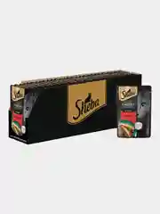 Влажный корм для кошек SHEBA "Нежный паштет в желе с говядиной", 28 штук по 75 г